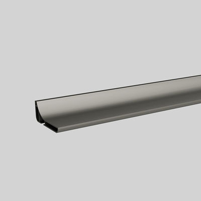 Anodized Hidden Furniture Hardware Handle Pulls Untuk Pintu Lemari Pakaian