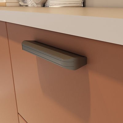 120mm Hidden Gunmetal Cabinet Handle Untuk Furnitur Lemari
