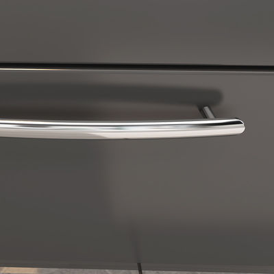 Chrome Finished 192mm Kabinet Hardware Handle Dapur Gaya Modern