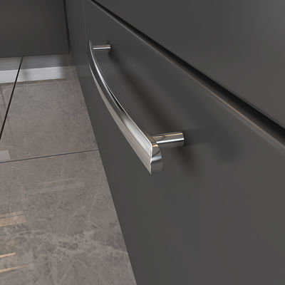 Chrome Finished 192mm Kabinet Hardware Handle Dapur Gaya Modern
