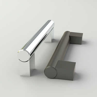 Aluminium Lemari Kerangka Lancip Bulk Genggam 96mm Interior Patio Sliding
