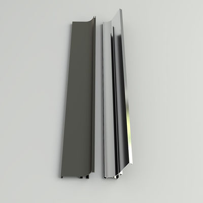 OEM Perlengkapan Dapur Persegi Aluminium Profil Gola Untuk Lemari Pakaian