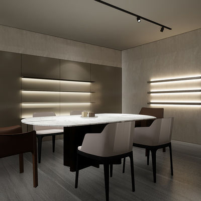 OEM Modular Aluminium Furnitur Rumah Dinding Unit Hiburan Terapung