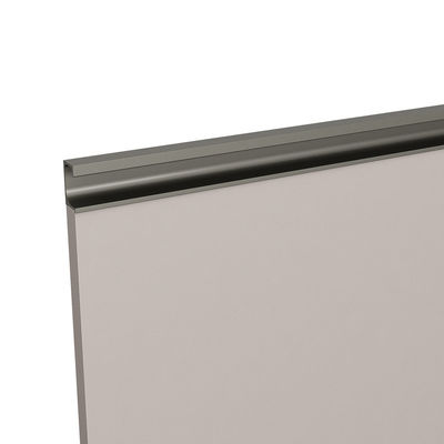 Ekstrusi Lemari Rak G Aluminium Perabot Profil Handle Dengan LED