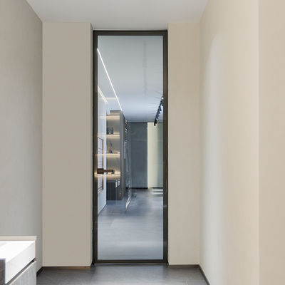 Pintu Interior Aluminium Termal Invisible Frame Untuk Kamar Mandi