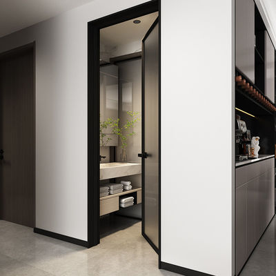 ODM Waterproof Flush Mounted Invisible Interior Pintu untuk kamar mandi