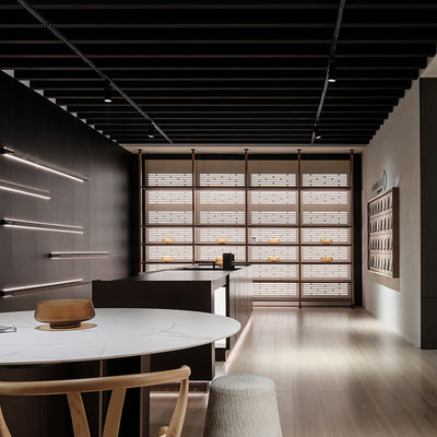 Perlengkapan dapur modular yang terbuat dari aluminium