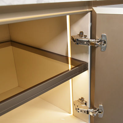 Rak Layanan Dapur Modular Gaya Minimalis Aluminium