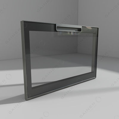 Aluminium Frameless Modular Dapur Slab Kabinet Prefab Dapur Pintu