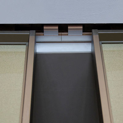 Customized Slimline Interior Pintu Geser Stacker Aluminium Profil