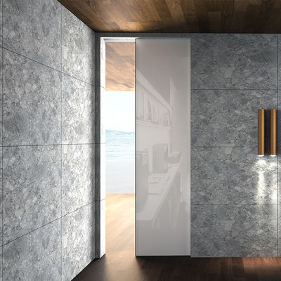 Anodized Hidden cavity Aluminium internal Pintu geser dinding dipasang