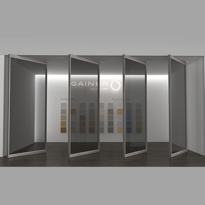 Aluminium Kaca Pivot Pintu Depan Bingkai Pivot Shower Door Multi Panel
