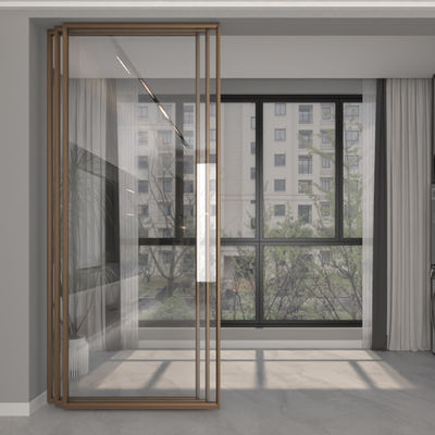 Slimline Aluminium Pintu Luncur Dalam Untuk Pintu Pisah Dapur Kantor