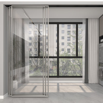 80KG Konservatorium Aluminium Pintu Luncur Internal Isolasi Suara