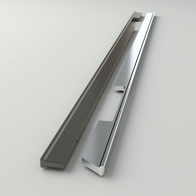 Aluminium Lemari Pakaian Long Pull Handle Kabinet Tombol Lemari Hardware Perak Handles Dapur