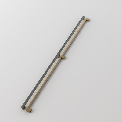 Kekuatan tinggi Cabinet Drawer Handle Resistensi kejut eksternal