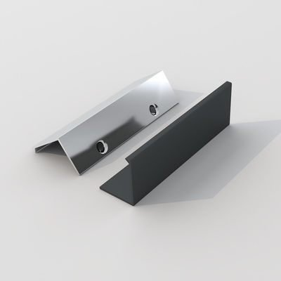 OEM awet Aluminium Hidden Cabinet Handle Untuk laci lemari pakaian
