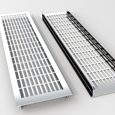 3D Model Pintu Aluminium Air Vent Grilles Korosi Resistensi