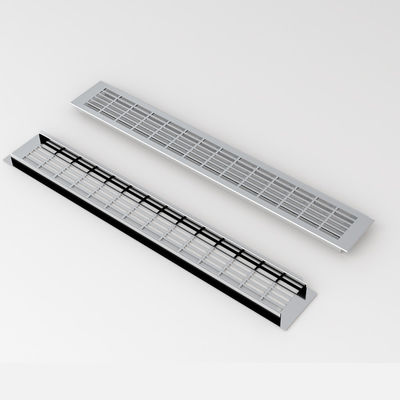 Aluminium lubang ventilasi udara Dekoratif Tutup ventilasi udara profesional Grille Matt Hitam