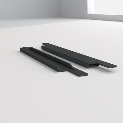 ODM Perabot Modern Hardware Handle Perak Anodisasi Untuk Lemari Laci
