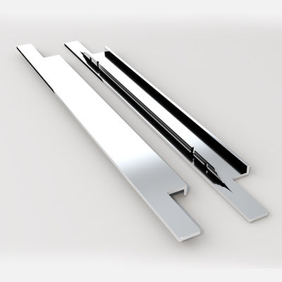 ODM Perabot Modern Hardware Handle Perak Anodisasi Untuk Lemari Laci