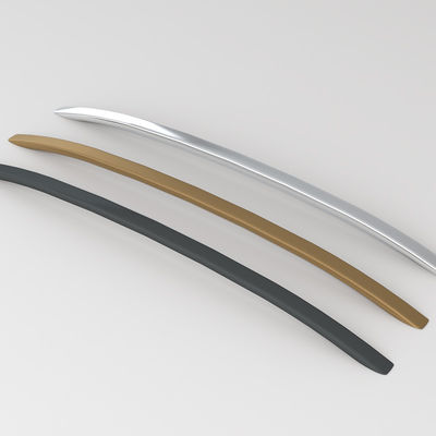 Modern Kesederhanaan Cabinet Drawer Handle Aluminium Alloy Interior Tarik Set Dimensi Disesuaikan