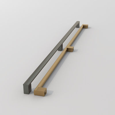 Pintu Lemari Pintu Lapisan Lemari Push Handle Lemari Bar Tarik Aluminium Handle