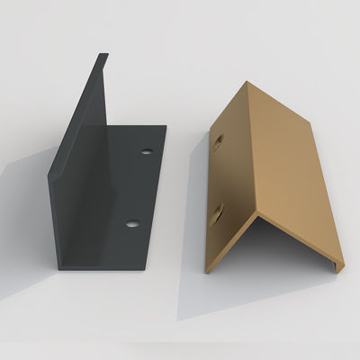 Cabinet Hardware tahan aus Genggam Tersembunyi Aluminium datar Bar tersembunyi Tarik Edge Genggam