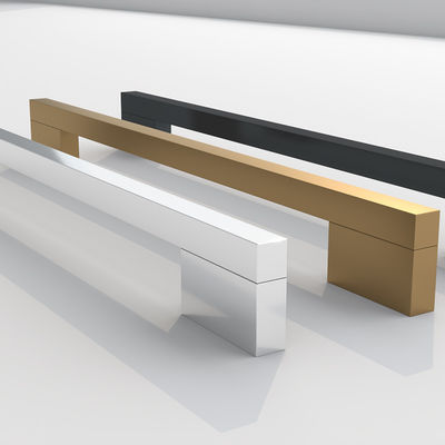 Hardware Dapur Hitam Modern Aluminium tarik dapur pegangan
