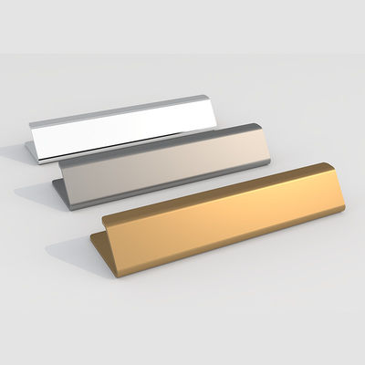 Aluminium Furnitur Hardware Dapur Lemari Laci Edge Tarik Genggam Tersembunyi Genggam Untuk Lemari