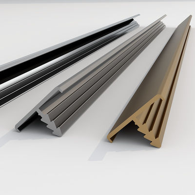 Furnitur Ekstrusi Aluminium Profil T Untuk Dekorasi Aluminium Edge Trim