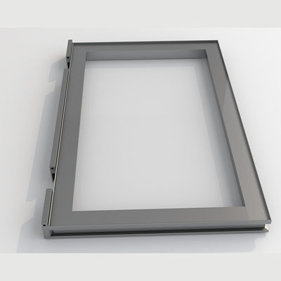Display Stand Pintu Lemari Dapur Aluminium Edge Pintu Frame Profil Ekstrusi Pemasok